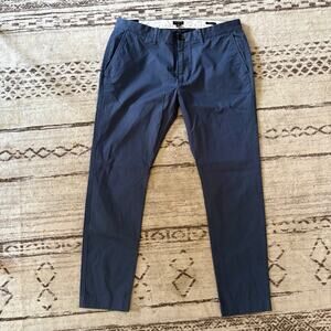 NEW J. CREW Skinny-fit Chino Pant in Blue Size 34 x 30